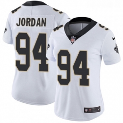 Womens Nike New Orleans Saints 94 Cameron Jordan White Vapor Untouchable Limited Player NFL Jersey