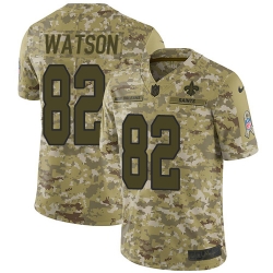 Limited Nike Camo Youth Benjamin Watson Jersey NFL 82 New Orleans Saints 2018 Salute to Service