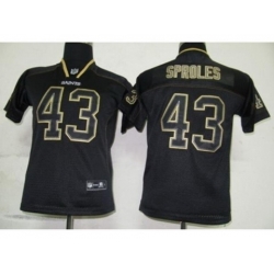 Nike Youth New Orleans Saints #43 Darren Sproles Black Jerseys[Lights out]