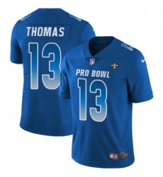 Youth Nike New Orleans Saints 13 Michael Thomas Limited Royal Blue 2018 Pro Bowl NFL Jersey