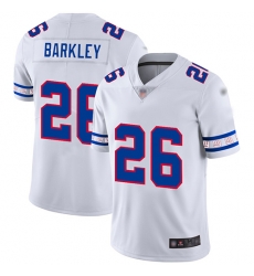 Giants 26 Saquon Barkley White Mens Stitched Football Limited Team Logo Fashion Jersey