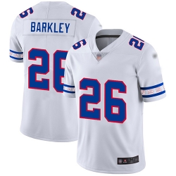 Giants 26 Saquon Barkley White Mens Stitched Football Limited Team Logo Fashion Jersey