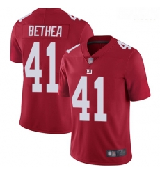 Giants 41 Antoine Bethea Red Alternate Men Stitched Football Vapor Untouchable Limited Jersey