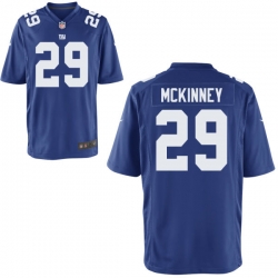 Men Giants 29 McKinney Blue Game Stitched NFL Jersey