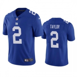 Men New York Giants 2 Tyrod Taylor Royal Vapor Untouchable Limited Stitched Jersey