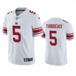 Men New York Giants 5 Kayvon Thibodeaux White Vapor Untouchable Limited Stitched jersey