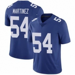 Men Nike New York Giants 54 Blake Martinez Blue Vapor Untouchable Limited Jersey