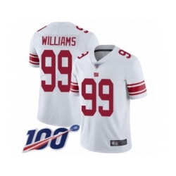 Men Nike New York Giants 99 Leonard Williams White Vapor Untouchable Limited Jersey
