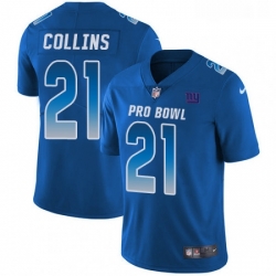 Mens Nike New York Giants 21 Landon Collins Limited Royal Blue 2018 Pro Bowl NFL Jersey