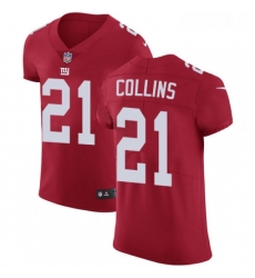 Mens Nike New York Giants 21 Landon Collins Red Alternate Vapor Untouchable Elite Player NFL Jersey