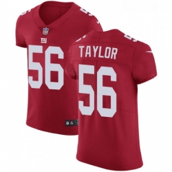 Mens Nike New York Giants 56 Lawrence Taylor Red Alternate Vapor Untouchable Elite Player NFL Jersey