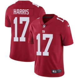 Nike Giants #17 Dwayne Harris Red Alternate Mens Stitched NFL Vapor Untouchable Limited Jersey