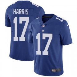Nike Giants #17 Dwayne Harris Royal Blue Team Color Mens Stitched NFL Vapor Untouchable Limited Jersey