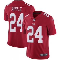 Nike Giants #24 Eli Apple Red Alternate Mens Stitched NFL Vapor Untouchable Limited Jersey