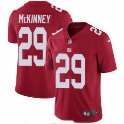 Nike Giants 29 Xavier McKinney Red Alternate Men Stitched NFL Vapor Untouchable Limited Jersey