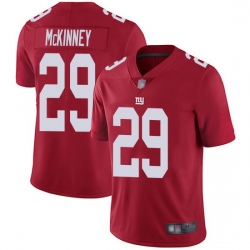 Nike Giants 29 Xavier McKinney Red Men Stitched NFL Limited Inverted Legend Jersey