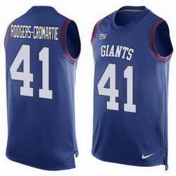 Nike Giants #41 Dominique Rodgers Cromartie Royal Blue Team Color Mens Stitched NFL Lim