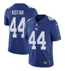 Nike Giants 44 Doug Kotar Blue Vapor Untouchable Limited Jersey