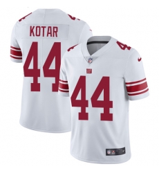 Nike Giants #44 Doug Kotar White Mens Stitched NFL Vapor Untouchable Limited Jersey