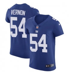 Nike Giants #54 Olivier Vernon Royal Blue Team Color Mens Stitched NFL Vapor Untouchable Elite Jersey
