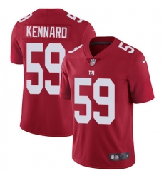 Nike Giants #59 Devon Kennard Red Alternate Mens Stitched NFL Vapor Untouchable Limited Jersey
