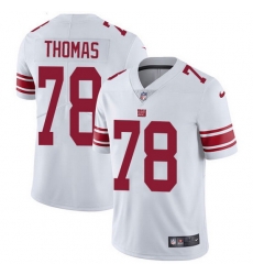 Nike Giants 78 Andrew Thomas White Men Stitched NFL Vapor Untouchable Limited Jersey