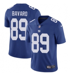 Nike Giants #89 Mark Bavaro Royal Blue Team Color Mens Stitched NFL Vapor Untouchable Limited Jersey