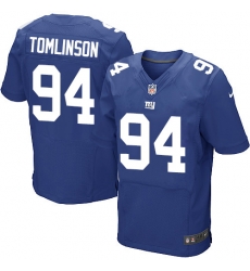 Nike Giants #94 Dalvin Tomlinson Royal Blue Team Color Mens Stitched NFL Elite Jersey