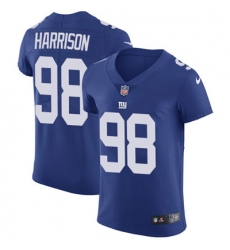 Nike Giants #98 Damon Harrison Royal Blue Team Color Mens Stitched NFL Vapor Untouchable Elite Jersey
