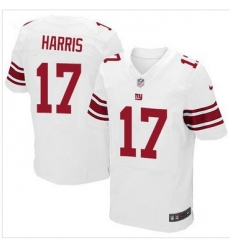 Nike New York Giants #17 Dwayne Harris White Men 27s Stitched NFL Elite Jersey