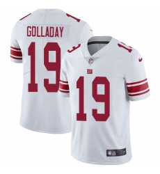 Nike New York Giants 19 Kenny Golladay White Men Stitched NFL Vapor Untouchable Limited Jersey