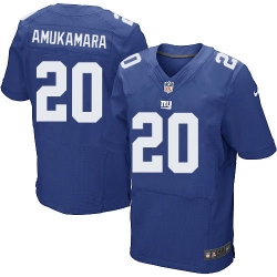 Nike New York Giants #20 Prince Amukamara Royal Blue Team Color Men 27s Stitched NFL Elite Jersey