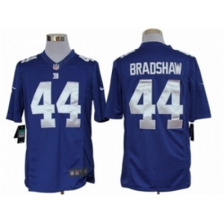 Nike New York Giants 44 Ahmad Bradshaw Blue Limited NFL Jersey
