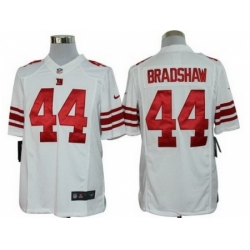 Nike New York Giants 44 Ahmad Bradshaw White Limited NFL Jersey