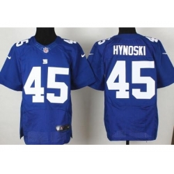Nike New York Giants 45 Henry Hynoski Blue Elite NFL Jersey