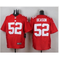 Nike New York Giants #52 Jon Beason Red Alternate Mens Stitched NFL Elite Jersey
