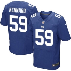 Nike New York Giants #59 Devon Kennard Royal Blue Team Color Men 27s Stitched NFL Elite Jersey