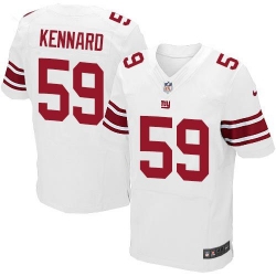 Nike New York Giants #59 Devon Kennard White Men 27s Stitched NFL Elite Jersey