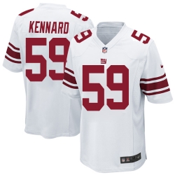 Nike New York Giants #59 Devon Kennard White Mens Stitched NFL Elite Jersey