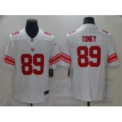 Nike New York Giants 89 Kadarius Toney White Vapor Untouchable Limited Jersey
