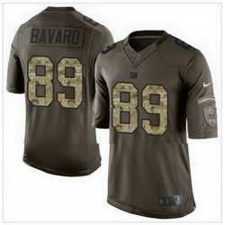 Nike New York Giants #89 Mark Bavaro Green Mens Stitched NFL Limited Salute to Service Jersey