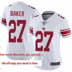 Giants 27 Deandre Baker White Women Stitched Football Vapor Untouchable Limited Jersey