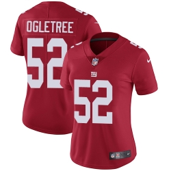 Nike Giants #52 Alec Ogletree Red Alternate Womens Stitched NFL Vapor Untouchable Limited Jersey