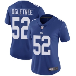 Nike Giants #52 Alec Ogletree Royal Blue Team Color Womens Stitched NFL Vapor Untouchable Limited Jersey