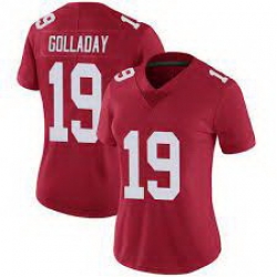 Women Nike New York Giants 19 Kenny Golladay Red Stitched NFL Vapor Untouchable Limited Jersey