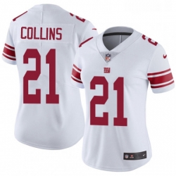 Womens Nike New York Giants 21 Landon Collins White Vapor Untouchable Limited Player NFL Jersey