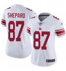 Womens Nike New York Giants 87 Sterling Shepard White Vapor Untouchable Limited Player NFL Jersey