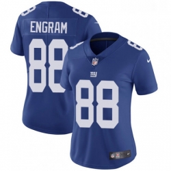 Womens Nike New York Giants 88 Evan Engram Elite Royal Blue Team Color NFL Jersey