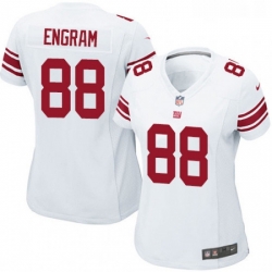 Womens Nike New York Giants 88 Evan Engram Game White NFL Jersey