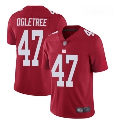 Giants #47 Alec Ogletree Red Alternate Youth Stitched Football Vapor Untouchable Limited Jersey
